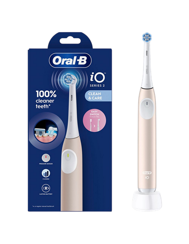 Periuță de dinți electrică Braun Oral-B iO2, Calm Pink