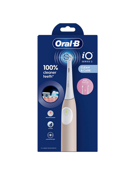 Электрическая зубная щетка Braun Oral-B iO2, Calm Pink