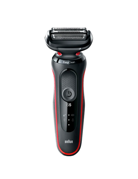 Электробритва мужская Braun 51-R1000s, Черный | Красный