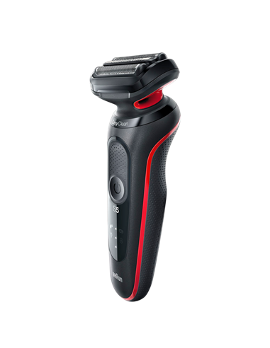 Электробритва мужская Braun 51-R1000s, Черный | Красный