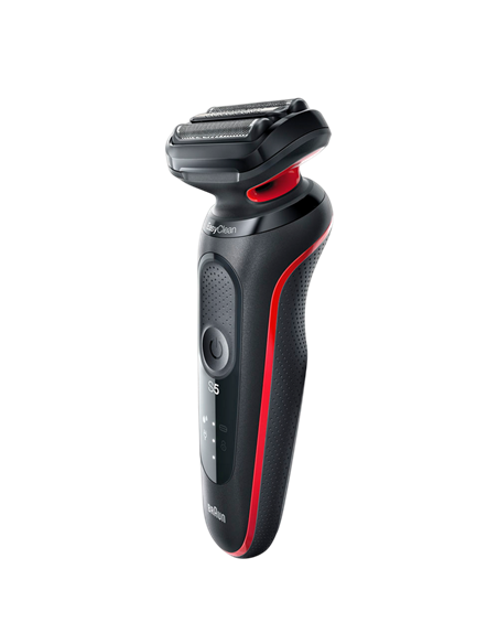 Электробритва мужская Braun 51-R1000s, Черный | Красный