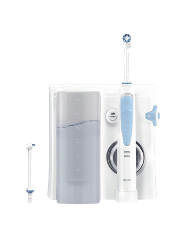 Irigator oral Braun Oral-B OxyJet Health Center, Alb | Albastru deschis
