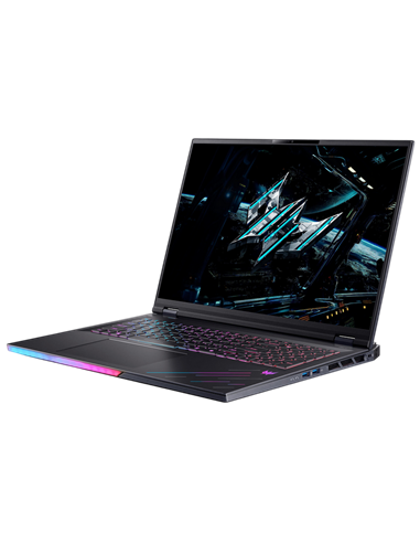 Laptop Gaming 18" Acer Predator Helios 18 AI PH18-73, Abyssal Black, Intel Core Ultra 9 275HX, 64GB/2048GB, Linux eShell