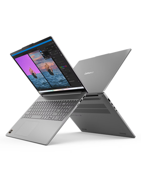 Laptop 16" Lenovo IdeaPad Slim 5 16AKP10, Luna Grey, AMD Ryzen AI 7 350, 32GB/1024GB, Fără SO