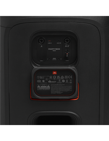 Sistem audio JBL PartyBox 520, Negru