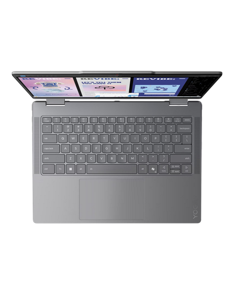 Ноутбук 14" Lenovo Yoga 7 2-in-1 14ILL10, Luna Grey, Intel Core Ultra 7 256V, 16Гб/512Гб, Без ОС Ноутбук 14" Lenovo Yoga 7 2-in-1 14ILL10, Luna Grey, Intel Core Ultra 7 256V, 16Гб/512Гб, Без ОС