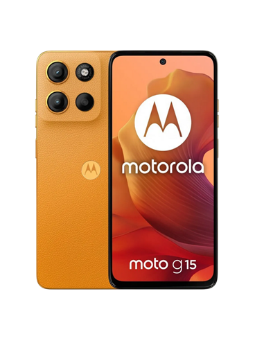 Smartphone Motorola Moto G15, 8GB/256GB, Sunrise Orange