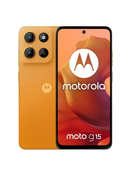 Smartphone Motorola Moto G15, 8GB/256GB, Sunrise Orange
