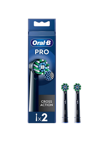 Насадка для электрической зубной щетки Braun Oral-B Pro Cross Action, Чёрный