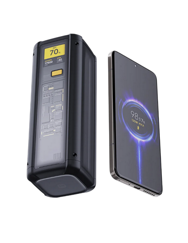 Acumulator extern Xiaomi 212W HyperCharge, 25000mAh, Negru