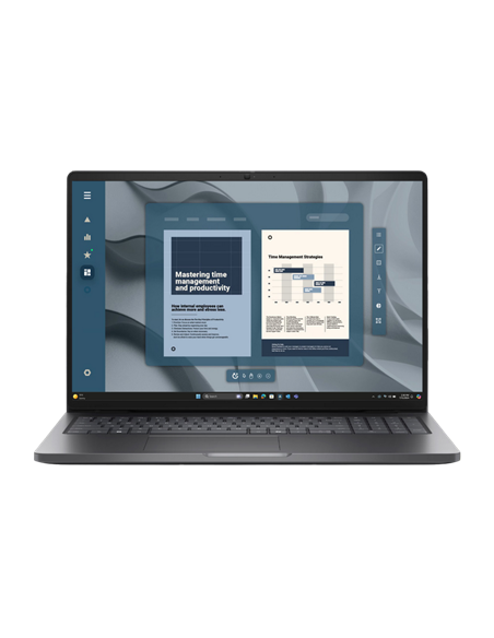 Ноутбук для бизнеса 16" DELL Pro 16 PC16255, Magnetite, AMD Ryzen 5 PRO 230, 16Гб/1024Гб, Windows 11 Pro