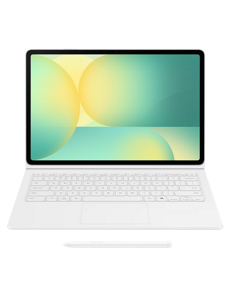 Husă-tastatură Samsung pentru Tab S10 FE+, 13,1", Alb