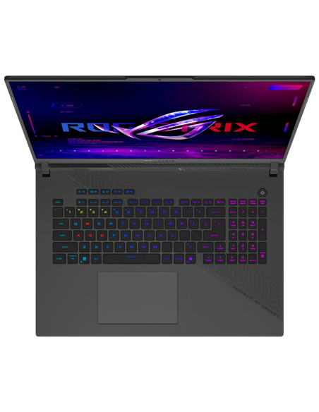 Laptop Gaming 18" ASUS ROG Strix G18 G814PM, Eclipse Gray, AMD Ryzen 9 8940HX, 16GB/1024GB, Fără SO