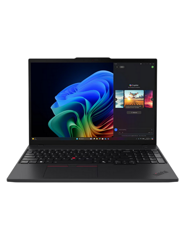 Ноутбук для бизнеса 16" Lenovo ThinkPad T16 Gen 4, Чёрный, Intel Core Ultra 7 255U, 32Гб/1024Гб, Без ОС