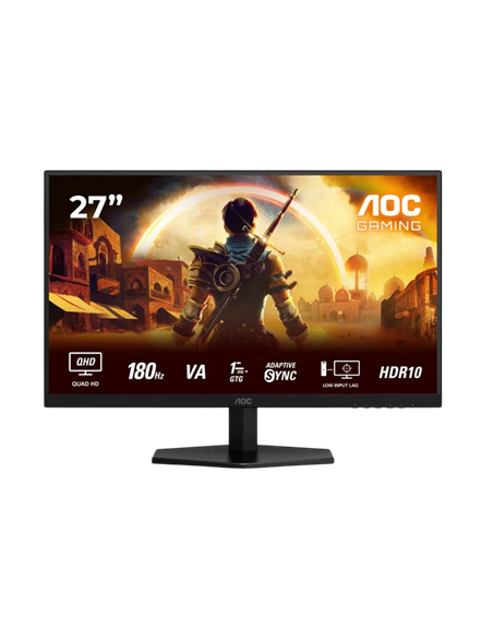 27" Игровой монитор AOC Q27G42XNE, VA 2560x1440 WQHD, Чёрный