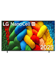 86" Nanocell SMART Телевизор LG 86NANO81A6A, 3840x2160 4K UHD, webOS, Черный