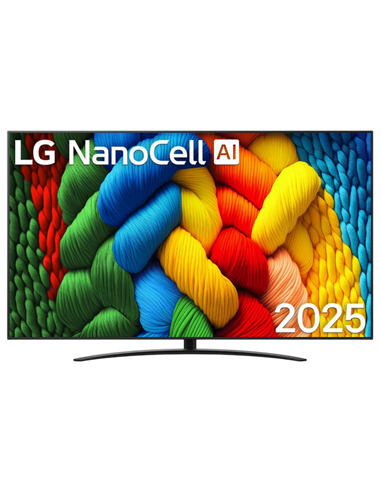 86" Nanocell SMART Телевизор LG 86NANO81A6A, 3840x2160 4K UHD, webOS, Черный