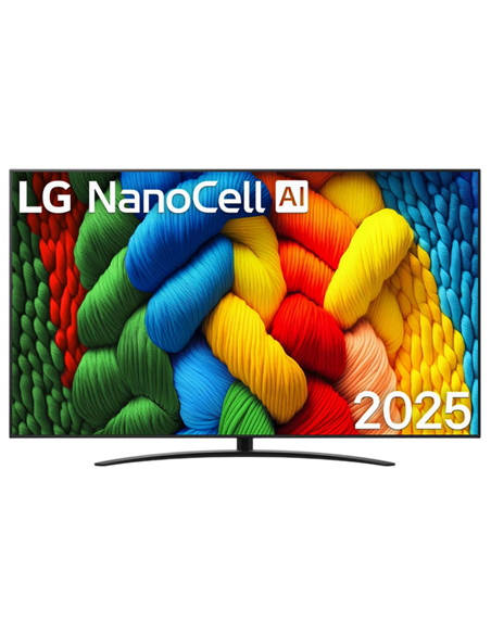 86" Nanocell SMART Телевизор LG 86NANO81A6A, 3840x2160 4K UHD, webOS, Черный