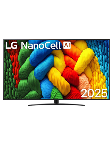86" Nanocell SMART Телевизор LG 86NANO81A6A, 3840x2160 4K UHD, webOS, Черный