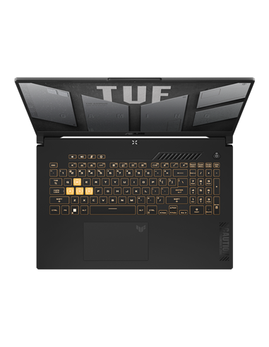 Laptop Gaming 17,3" ASUS TUF Gaming F17 FX707VJ, Mecha Gray, Intel Core 5 210H, 16GB/512GB, Fără SO