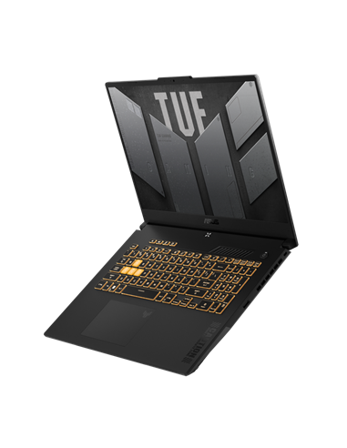 Laptop Gaming 17,3" ASUS TUF Gaming F17 FX707VJ, Mecha Gray, Intel Core 5 210H, 16GB/512GB, Fără SO