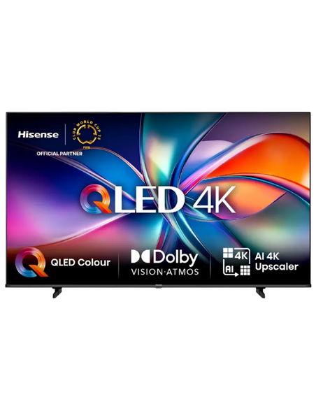 75" QLED SMART TV Hisense 75E7Q, 3840x2160 4K UHD, VIDAA U9, Negru