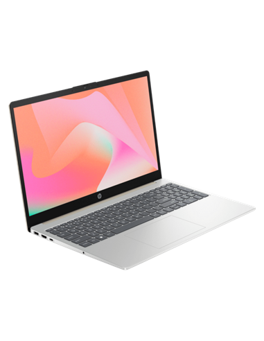 Laptop 15,6" HP Laptop AI 15, Warm Gold, Intel Core Ultra 5 225U, 16GB/1024GB, FreeDOS