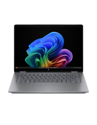 Laptop 14" HP OmniBook X Flip Next Gen AI 14, Meteor Silver, Intel Core Ultra 7 258V, 32GB/1024GB, Windows 11 Home