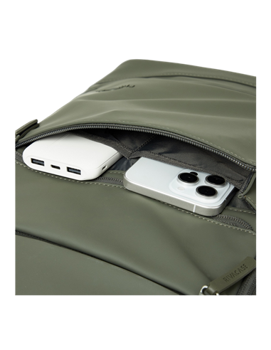 Rucsac Rivacase Eden-Eco, 15.6", Olive green