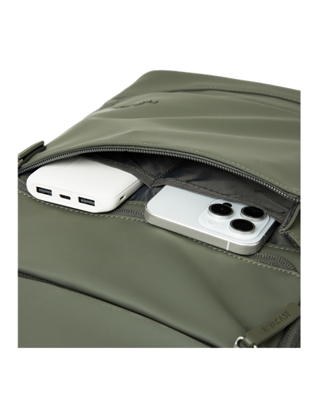 Rucsac Rivacase Eden-Eco, 15.6", Olive green Rucsac Rivacase Eden-Eco, 15.6", Olive green