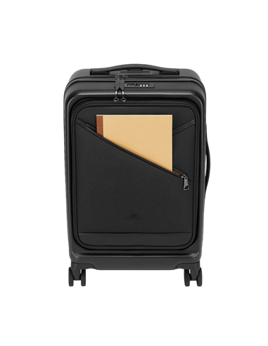 Valiză Rivacase Clark-Eco, 28L, Negru