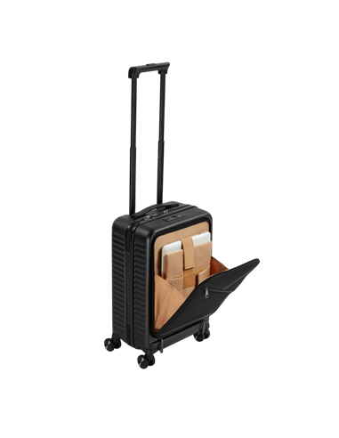 Чемодан Rivacase Clark-Eco, 28л, Чёрный