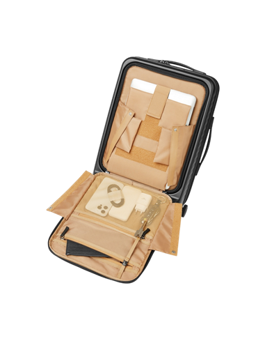 Чемодан Rivacase Clark-Eco, 28л, Чёрный