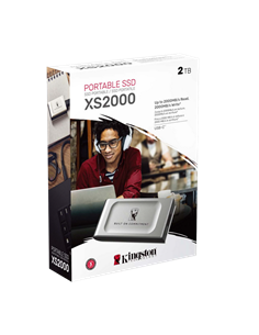 Внешний портативный SSD накопитель Kingston XS2000 BoC, 2 ТБ, Серебристый (SXS2000/2000GA) 2