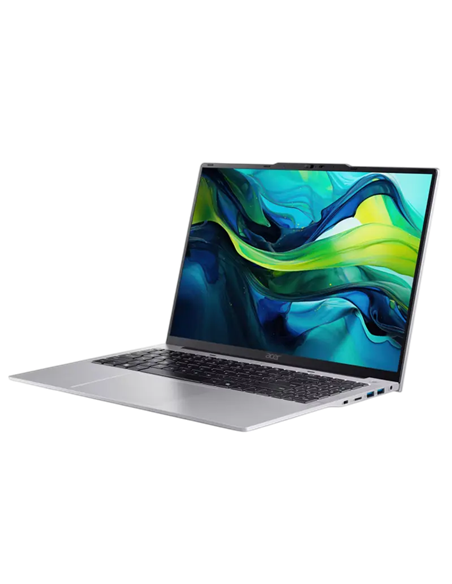 Laptop 16" Acer Aspire Lite 16 AL16-54P, Light Silver, Intel Core i5-1334U, 16GB/512GB, Linux eShell