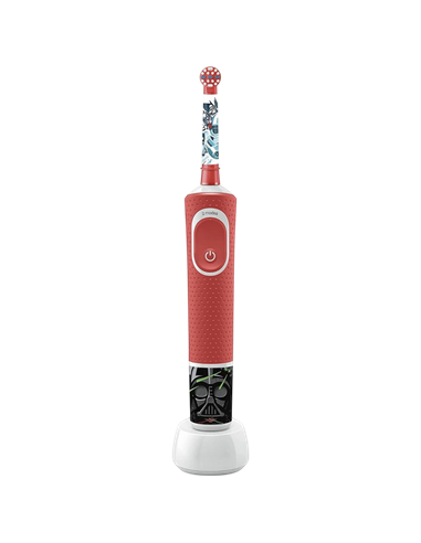 Электрическая зубная щетка Braun Oral-B Kids Vitality D100 StarWars, Красный