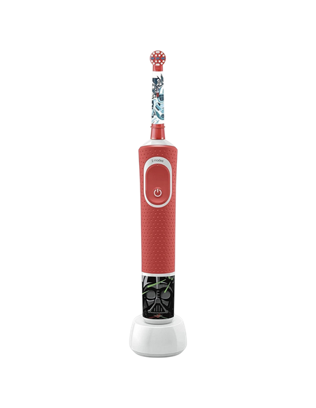 Электрическая зубная щетка Braun Oral-B Kids Vitality D100 StarWars, Красный