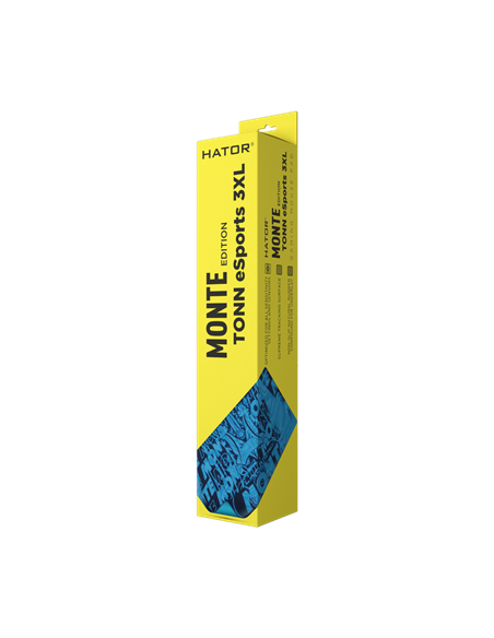 Игровой коврик для мыши HATOR Tonn eSport Monte Edition, XXXL, Черный | Синий