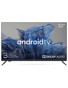 32" LED SMART TV KIVI 32H740NB, 1366x768 HD, Android TV, Negru