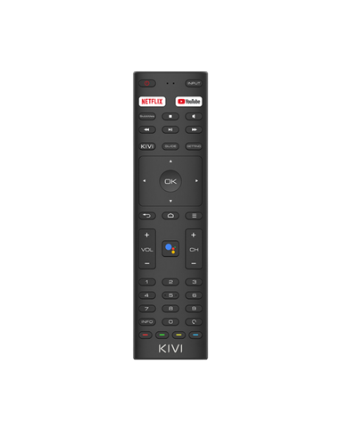 32" LED SMART Телевизор KIVI 32H740NB, 1366x768 HD, Android TV, Черный