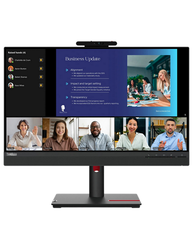 23,8" Monitor Lenovo T24v-30, IPS 1920x1080 FHD, Raven Black