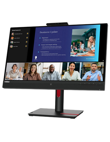 23,8" Monitor Lenovo T24v-30, IPS 1920x1080 FHD, Raven Black