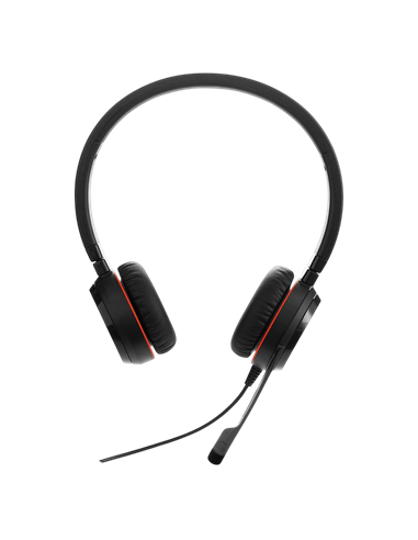 Headset Jabra Evolve 20 SE, Stereo MS, USB C/A adapter, Leather, Black