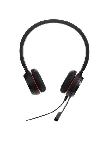 Headset Jabra Evolve 20 SE, Stereo MS, USB C/A adapter, Leather, Black