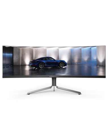 49" Игровой монитор AOC PD49, QD OLED 5120x1440 Dual QHD, Чёрный