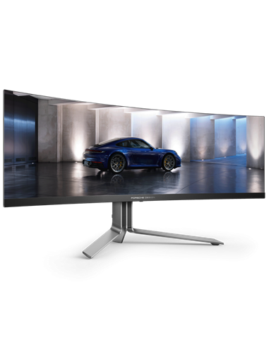 49" Игровой монитор AOC PD49, QD OLED 5120x1440 Dual QHD, Чёрный