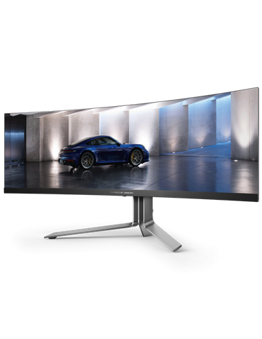 49" Игровой монитор AOC PD49, QD OLED 5120x1440 Dual QHD, Чёрный