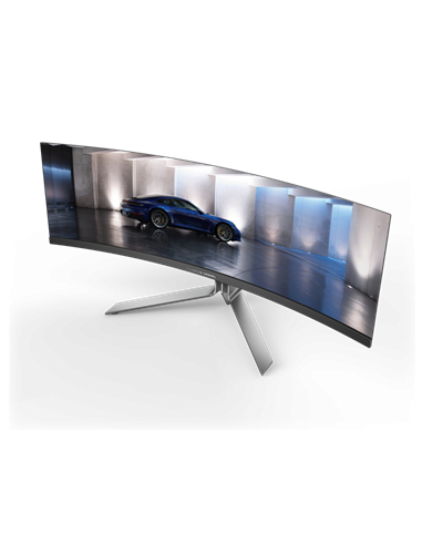 49" Игровой монитор AOC PD49, QD OLED 5120x1440 Dual QHD, Чёрный