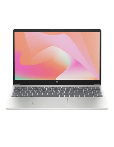 Laptop 15,6" HP Laptop 15, Natural Silver, AMD Ryzen 3 7320U, 8GB/512GB, FreeDOS