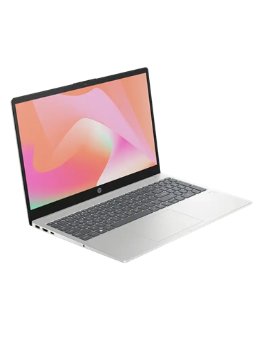 Ноутбук 15,6" HP Laptop 15, Natural Silver, AMD Ryzen 3 7320U, 8Гб/512Гб, FreeDOS